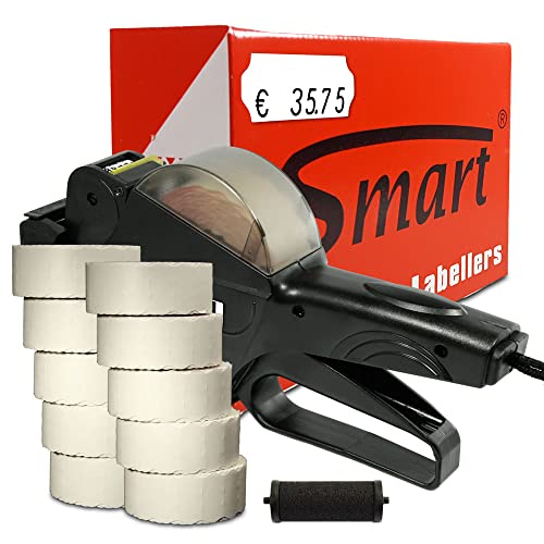 Preisauszeichner Set Smart 6 inkl. 10 Rollen 26x12 Preisetiketten - weiss ablösbar + 1 Farbrolle | Preisauszeichnungsgerät | HUTNER Preisauszeichner Set Smart 6 inkl. 10 Rollen 26x12 Preisetiketten - weiss ablösbar + 1 Farbrolle | Preisauszeichnungsgerät | HUTNER von HUTNER