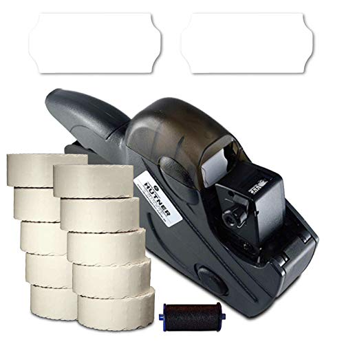 Preisauszeichner Set Uno C6 inkl. 10 Rollen 26x12 Preisetiketten - weiss permanent + 1 Farbrolle | Preisauszeichnungsgerät | HUTNER Preisauszeichner Set Uno C6 inkl. 10 Rollen 26x12 Preisetiketten - weiss permanent + 1 Farbrolle | Preisauszeichnungsgerät | HUTNER von HUTNER
