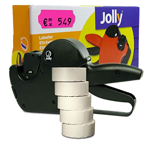 Preisauszeichner Set Jolly C6 inkl. 5 Rollen 26x12 Preisetiketten - leucht-pink permanent | Auszeichner Jolly | HUTNER von HUTNER