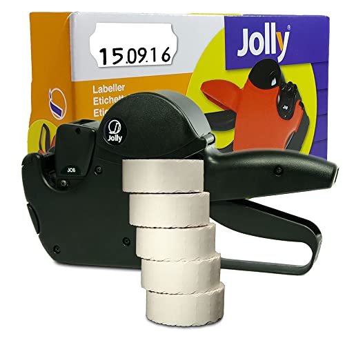 Preisauszeichner Set Jolly C6 inkl. 5 Rollen 26x12 Preisetiketten - weiss permanent | Auszeichner Jolly | HUTNER Preisauszeichner Set Jolly C6 inkl. 5 Rollen 26x12 Preisetiketten - weiss permanent | Auszeichner Jolly | HUTNER von HUTNER