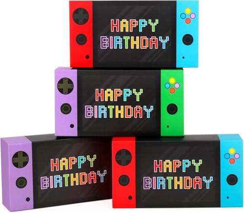16er-Set Videospiel-Partyboxen – inkl. Geburtstagsdeko & Süßigkeiten-Beuteln (kreative Papier-Partyausstattung für Jungen von 8-12 Jahren) von HUTRADE