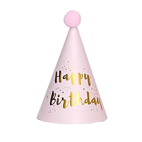 10 Pcs Glücklich Geburtstag Hut Papier Kegel Kappen Erwachsene Kinder Geburtstag Party Dekoration Lieferungen Für Geburtstag(Color 1) von HUWOYG