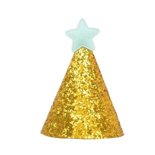 8 Pcs Glücklich Geburtstag Party Hüte Decor Cap Geburtstag Nette Hut Stern Tuch Hut Kinder Junge Mädchen Haar Zubehör Für Geburtstag(Blue) von HUWOYG