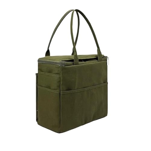 HUWOYG Garnsack Häkeltaschen-Organizer, Häkel-Organizer, Garn-Tasche, Garn-Organizer, Garn-Tasche, große Kapazität, Häkeltasche for Häkelzubehör Für Garne(Green) von HUWOYG