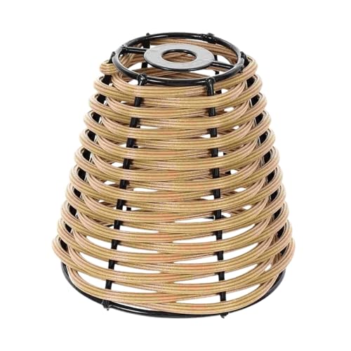 HUWOYG Lampenschirm Abdeckung der Lampe, Lichtabdeckungen, Rattan, Kleiner Lampenschirm, Tischbeleuchtung, Zubehör, Dekor HUWOYG Lampenschirm Abdeckung der Lampe, Lichtabdeckungen, Rattan, Kleiner Lampenschirm, Tischbeleuchtung, Zubehör, Dekor von HUWOYG