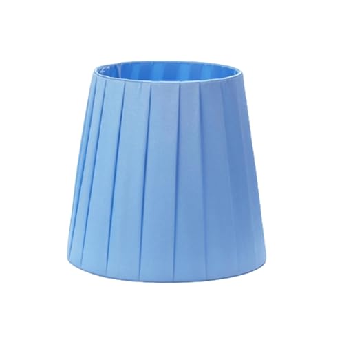 HUWOYG Lampenschirm Abdeckung der Lampe Kleiner Clip auf Lampenschirm handgefertigte Form Lampenschirm for Schlafzimmer Lampenschirm(Blue) von HUWOYG