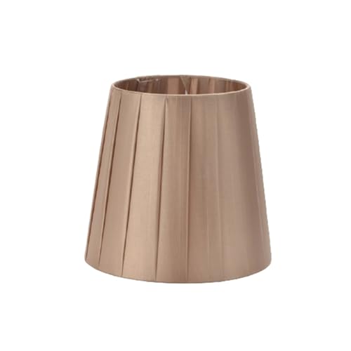 HUWOYG Lampenschirm Abdeckung der Lampe Kleiner Clip auf Lampenschirm handgefertigte Form Lampenschirm for Schlafzimmer Lampenschirm(Khaki) von HUWOYG
