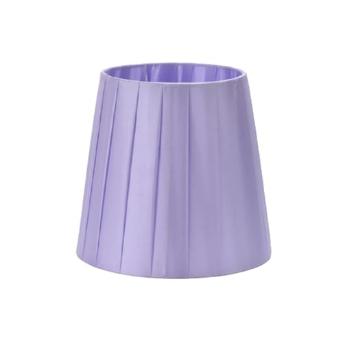 HUWOYG Lampenschirm Abdeckung der Lampe Kleiner Clip auf Lampenschirm handgefertigte Form Lampenschirm for Schlafzimmer Lampenschirm(Purple) von HUWOYG