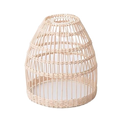 HUWOYG Lampenschirm Abdeckung der Lampe aus gewebtem Rattan, Kleiner Lampenschirm, unterer Lampenschirm, Zubehör, Lichtabdeckung HUWOYG Lampenschirm Abdeckung der Lampe aus gewebtem Rattan, Kleiner Lampenschirm, unterer Lampenschirm, Zubehör, Lichtabdeckung von HUWOYG