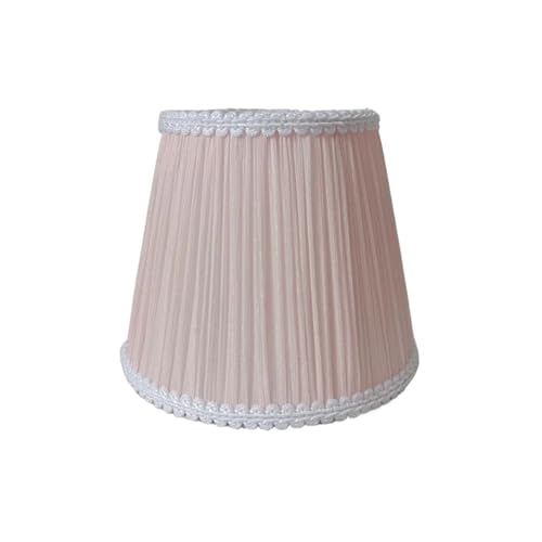 HUWOYG Lampenschirm Abdeckung der Lampe handgefertigter Lampenschirm rosa Nylongarn Lampe Lampenabdeckungen Lichtzubehör(12x17x16cm) von HUWOYG
