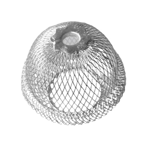 HUWOYG Lampenschirm Eisendraht Lampenschirm Vintage Stil Metallkäfig Geflecht Kronleuchter Lichtabdeckung for Esszimmer Hotel Bauernhaus Shop Café(Silver) von HUWOYG