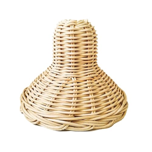 HUWOYG Lampenschirm Moderne handgemachte Rattan gewebt Lampenschirm Korb Hängelampe Kronleuchter Licht Abdeckung Wohnzimmer Home Restaurant Dekoration HUWOYG Lampenschirm Moderne handgemachte Rattan gewebt Lampenschirm Korb Hängelampe Kronleuchter Licht Abdeckung Wohnzimmer Home Restaurant Dekoration von HUWOYG
