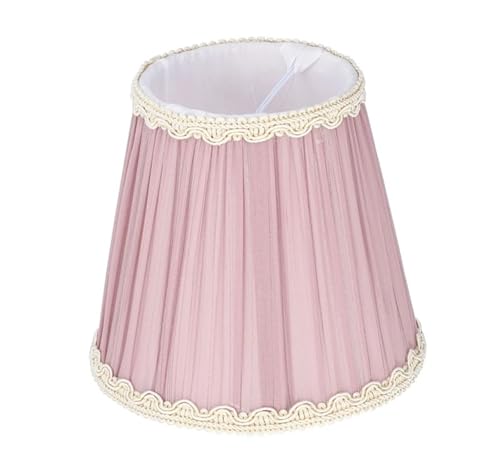 HUWOYG Lampenschirm Tuch Lampenschirm Lampenschirm Tischlampe Abdeckung for Kerze Kronleuchter Wandlampen Innendekor(Light Purple) von HUWOYG