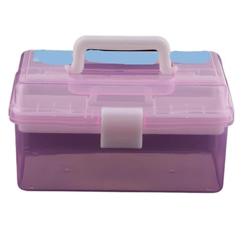 HUWOYG Nähkästchen Nähkasten, Nähkörbe, 2-lagiger Nähkasten, Schmuck, Malwerkzeuge, Aufbewahrungsbox, Organizer HUWOYG Nähkästchen Nähkasten, Nähkörbe, 2-lagiger Nähkasten, Schmuck, Malwerkzeuge, Aufbewahrungsbox, Organizer von HUWOYG