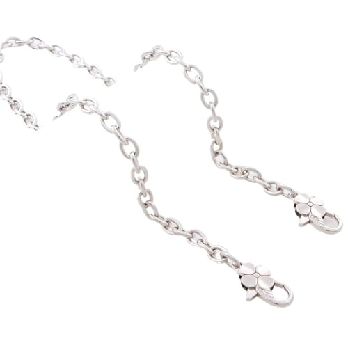 HUWOYG Taschenketten 1 Stück Geldbörsen-Kettenriemen, Kreuzkörper-Kettenriemen, Ersatzkette for Handtasche, Schultertasche, Geldbörse Für DIY-Taschen(Silver,90cm) von HUWOYG