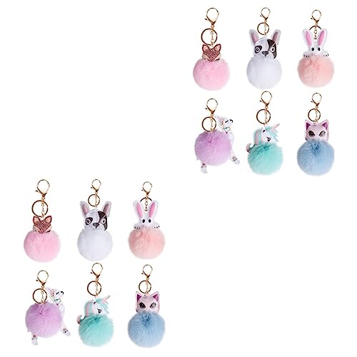 12 PCs Bekleidungsbeutel Anhänger Schlüsselhalter für Geldbörse Plüsch Keychain Rucksack Keychain Auto Handtasche Keyring Faux Pom Schlüsselkette Hase Keychain Fluffy Bag Keyring Anhänger Brieftasche 12 PCs Bekleidungsbeutel Anhänger Schlüsselhalter für Geldbörse Plüsch Keychain Rucksack Keychain Auto Handtasche Keyring Faux Pom Schlüsselkette Hase Keychain Fluffy Bag Keyring Anhänger Brieftasche von HVBIHRJIP