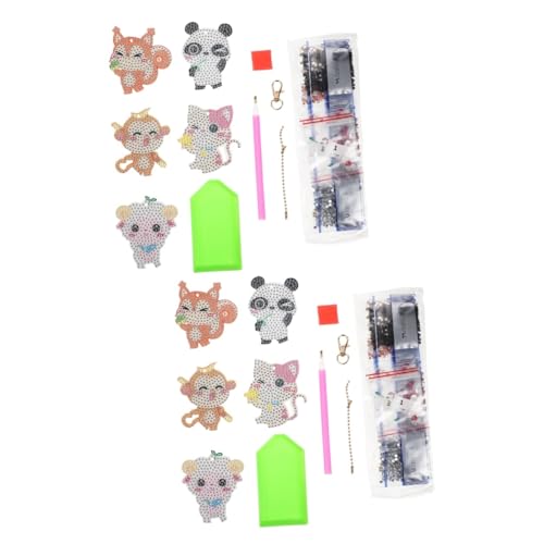 HVBIHRJIP 10pcs Animal Diamond Schlüsselanhänger Handwerk Zubehör süße Rucksack -Handtasche Dekor für Jungen und Mädchen einzigartige Idee für Frauen HVBIHRJIP 10pcs Animal Diamond Schlüsselanhänger Handwerk Zubehör süße Rucksack -Handtasche Dekor für Jungen und Mädchen einzigartige Idee für Frauen von HVBIHRJIP