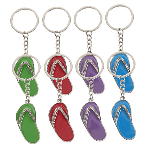 HVBIHRJIP 12pcs Metall -Slipperform -Anhänger Anhänger Bag Decor Schlüsselanschlüsse Mode -Schlüsselbund für tägliche Verwendung zufälliger Farbe von HVBIHRJIP