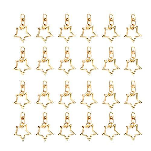 HVBIHRJIP 48pcs sterngeformte Schlüsselhalter Metallschlüsselring Langlebiger Leichtmetallschlüsselkette für Partys Hochzeiten und Einkaufstile Silberschlüsselhalter HVBIHRJIP 48pcs sterngeformte Schlüsselhalter Metallschlüsselring Langlebiger Leichtmetallschlüsselkette für Partys Hochzeiten und Einkaufstile Silberschlüsselhalter von HVBIHRJIP