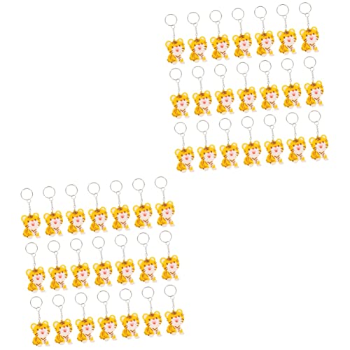 HVBIHRJIP 63pcs entzückende Tiger -Schlüsselanhänger niedliche Bag -Anhänger für Jungen und Mädchen lebendige Cartoon -Design für Tiger Fun Accessoires für Taschen -Rucksäcke von HVBIHRJIP