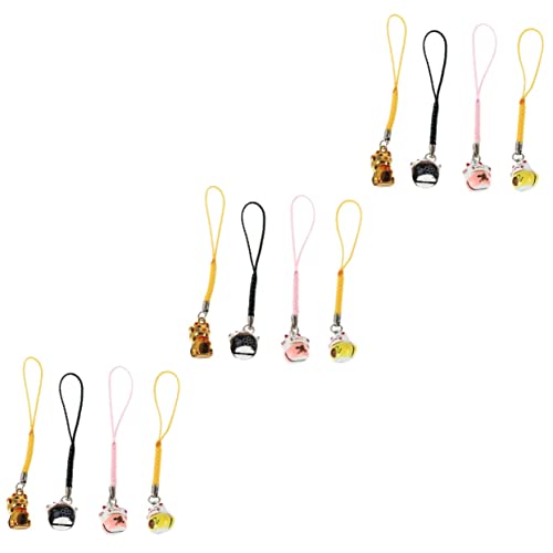 HVBIHRJIP 8pcs Schlüsselanhänger Luck Katzenbeutel Anhänger Schlüsselzauber für Handtaschen Handwerk Zubehör süße dekorative Schlüsselbund von HVBIHRJIP
