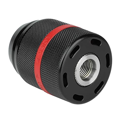 HVLVTAKANF 0,8-10 mm Schnellspannbohrfutter-Konverter 3 Backen Bohrfutterhalterung Zwei Schlitze Elektrische Bohrhammer Handbohrfutter Zubehör Spannfutter(Red) von HVLVTAKANF