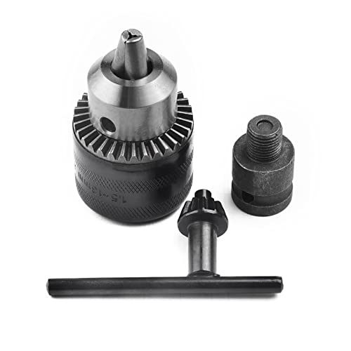 HVLVTAKANF 1,5-13 mm Keyless Bohrfutter Adapter Schlagschrauber Elektrische Bohrfutter Spannzange 1/2 Zoll -20UNF Gewinde Schnellwechseladapter Konverter Spannfutter HVLVTAKANF 1,5-13 mm Keyless Bohrfutter Adapter Schlagschrauber Elektrische Bohrfutter Spannzange 1/2 Zoll -20UNF Gewinde Schnellwechseladapter Konverter Spannfutter von HVLVTAKANF