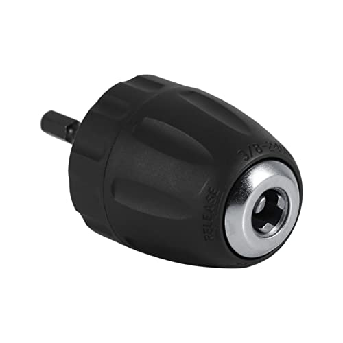 HVLVTAKANF 1 Stück 0,8-10 mm Bohrer Schnellspannbohrfutter Kunststoffhülsen 3/8 "-24UNF + 1/4" Sechskantadapter Schwarz Spannfutter HVLVTAKANF 1 Stück 0,8-10 mm Bohrer Schnellspannbohrfutter Kunststoffhülsen 3/8 "-24UNF + 1/4" Sechskantadapter Schwarz Spannfutter von HVLVTAKANF