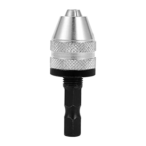 HVLVTAKANF 2 stücke Keyless 0,5 m Backenbohrer Halter Metall Dorn Bohrer 1/4 Zoll Sechskantschaft Schraubendreher Adapter Kit Controller Elektrowerkzeuge Spannfutter von HVLVTAKANF