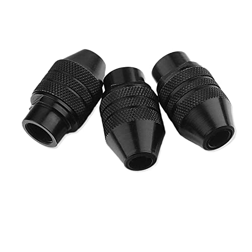 HVLVTAKANF 3pcs Mini Multi Keyless Bohrfutter Quick Change L Chuck Ersatz passend for Dremel Rotationswerkzeuge Spannfutter HVLVTAKANF 3pcs Mini Multi Keyless Bohrfutter Quick Change L Chuck Ersatz passend for Dremel Rotationswerkzeuge Spannfutter von HVLVTAKANF