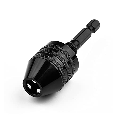 HVLVTAKANF Bohrfutter Schlüsselloser Schraubendreher Schlagschrauber Adapter Elektrischer Mikromotor Klemme Mini-Futterhalterung Sechskantschaft Bohrer Adapter Spannfutter(0.3-3.4mm) von HVLVTAKANF
