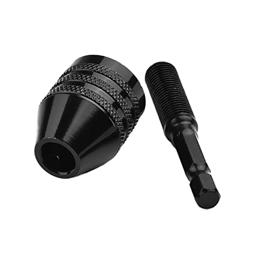 HVLVTAKANF Bohrfutter Schlüsselloser Schraubendreher Schlagschrauber Adapter Elektrischer Mikromotor Klemme Mini-Futterhalterung Sechskantschaft Bohrer Adapter Spannfutter(0.3-3.4mm) von HVLVTAKANF