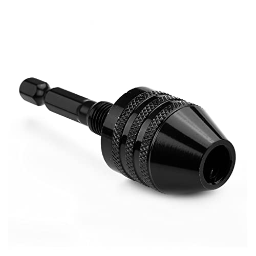 HVLVTAKANF Bohrfutter Schlüsselloser Schraubendreher Schlagschrauber Adapter Elektrischer Mikromotor Klemme Mini-Futterhalterung Sechskantschaft Bohrer Adapter Spannfutter(0.8-8mm) von HVLVTAKANF