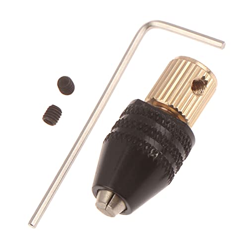 HVLVTAKANF Elektromotorwelle Mini-Bohrfutterhalterung 0,5-3,2 mm Bohrer Micro-Bohrfutter Sechskant-Bohrfutteradapter 2,3 mm / 3,17 mm / 5 mm Spannfutter(2.3mm) von HVLVTAKANF