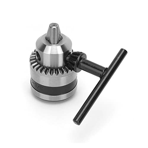 HVLVTAKANF Leichtes Bohrfutter mit Schlüssel, 0,6–6 mm, Bereich 3/8–24 UNF, konisch montiertes Bohrfutter mit 1/4-Sechskantschaft, 3/8-Gewinde-Verlängerungsstange Spannfutter HVLVTAKANF Leichtes Bohrfutter mit Schlüssel, 0,6–6 mm, Bereich 3/8–24 UNF, konisch montiertes Bohrfutter mit 1/4-Sechskantschaft, 3/8-Gewinde-Verlängerungsstange Spannfutter von HVLVTAKANF