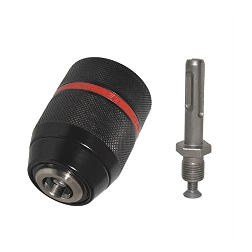 HVLVTAKANF Metall Heavy Duty 1,5-13 mm Keyless Bohrfutter Sechskantschaft/SDS/Sockel Vierkant Buchse Adapter Metall Bohrfutter Konverter Spannfutter(StyleC) von HVLVTAKANF