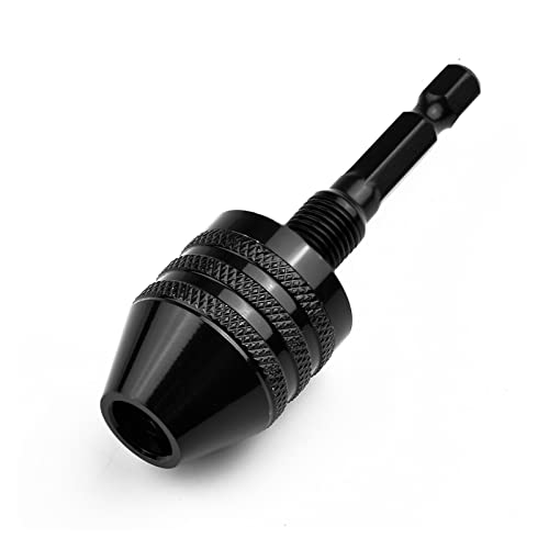 HVLVTAKANF Schnellspannbohrfutter 0,3-8 mm Elektrobohrer Spannzangenwerkzeuge 1/4 Quot;Sechskantschaft-Schnellwechsel-Konverter Schlagschrauber-Adapter Spannfutter(0.365mm) von HVLVTAKANF
