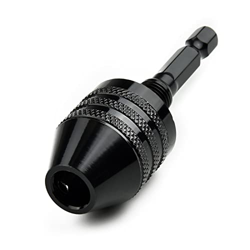 HVLVTAKANF Schnellspannbohrfutter 0,3-8 mm Elektrobohrer Spannzangenwerkzeuge 1/4 Quot;Sechskantschaft-Schnellwechsel-Konverter Schlagschrauber-Adapter Spannfutter(0.88mm) von HVLVTAKANF