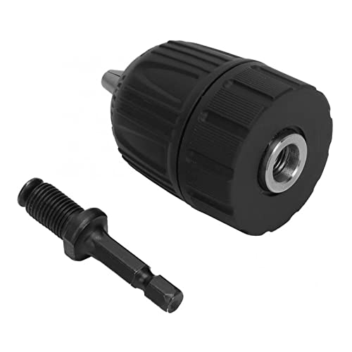 HVLVTAKANF Schnellspannbohrfutter 0,8-10 mm 3/8-24UNF + 1/4 Zoll Sechskantschaft Verlängerungsstange Adapter Schraubendreher Schlagschrauberfutter Spannfutter HVLVTAKANF Schnellspannbohrfutter 0,8-10 mm 3/8-24UNF + 1/4 Zoll Sechskantschaft Verlängerungsstange Adapter Schraubendreher Schlagschrauberfutter Spannfutter von HVLVTAKANF