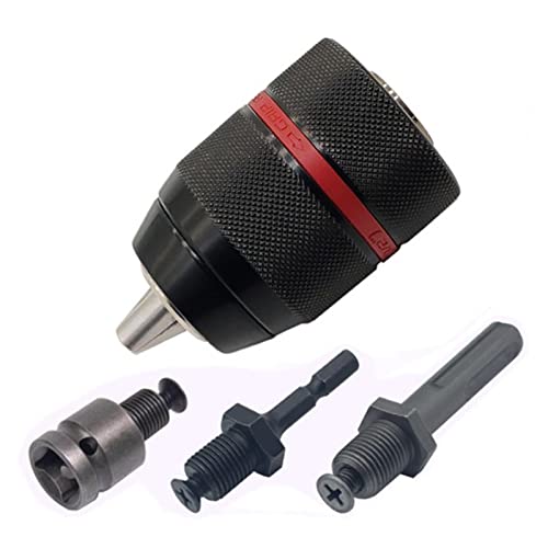 HVLVTAKANF Schnellspannbohrfutter 1/2-20UNF Halterung 2~13mm Selbstspannendes Bohrfutter for mehrere Zwecke Handbohrfutter Spannfutter(4 pcs) von HVLVTAKANF