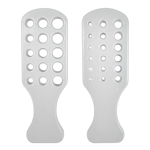 2 PCs/Set Rund 33 Löcher Zeichnung Platte Plastikdraht Drawplate Metall Ziehplatte Schmuckstücke Werkzeuge Dekorationen Zubehör von HVRFJXI