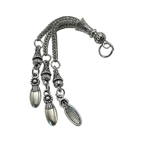 Antique Silver Quasten Pinsel Metallzubehör Personalisierte Schmuckzubehör Halskettenanschlüsse von HVRFJXI