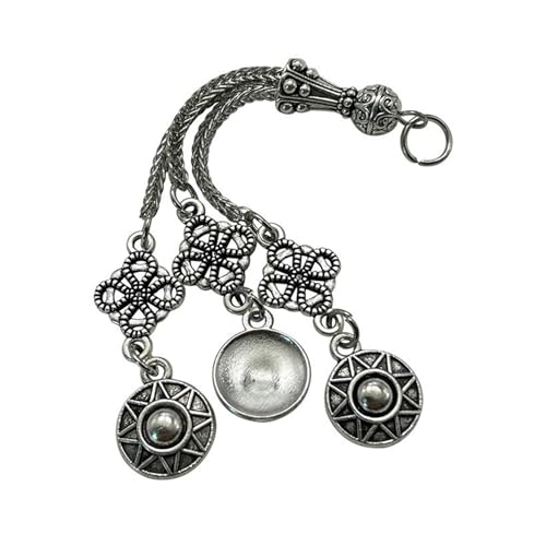 Antique Silver Quasten Pinsel Metallzubehör Personalisierte Schmuckzubehör Halskettenanschlüsse von HVRFJXI