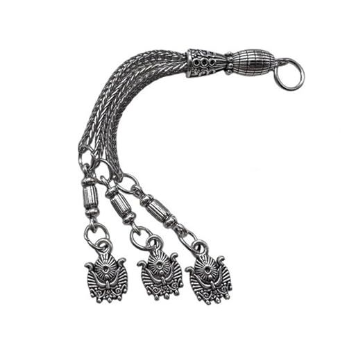 Antique Silver Quasten Pinsel Metallzubehör Personalisierte Schmuckzubehör Halskettenanschlüsse von HVRFJXI