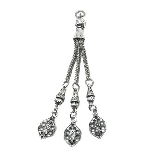 Antique Silver Quasten Pinsel Metallzubehör Personalisierte Schmuckzubehör Halskettenanschlüsse von HVRFJXI