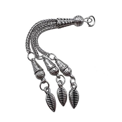 Antique Silver Quasten Pinsel Metallzubehör Personalisierte Schmuckzubehör Halskettenanschlüsse von HVRFJXI