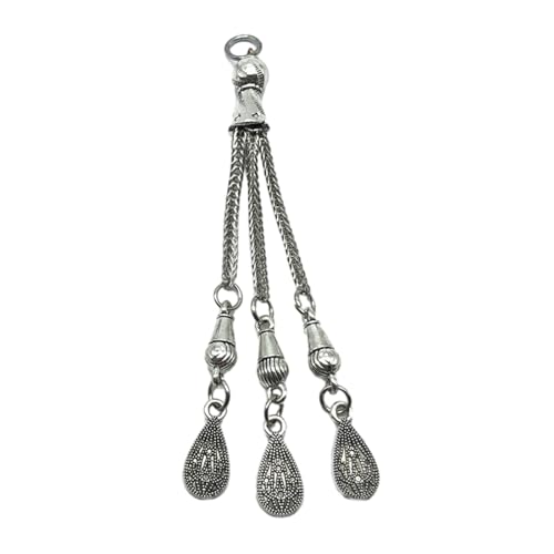 Antique Silver Quasten Pinsel Metallzubehör Personalisierte Schmuckzubehör Halskettenanschlüsse von HVRFJXI