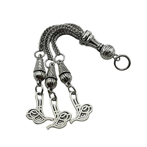 Antique Silver Quasten Pinsel Metallzubehör Personalisierte Schmuckzubehör Halskettenanschlüsse von HVRFJXI