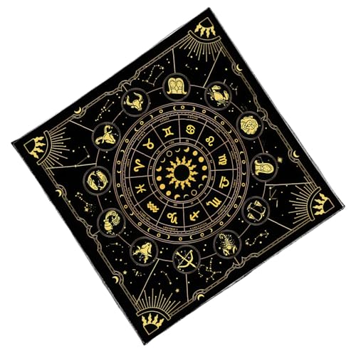 HVRFJXI Divinations Tischdecke Konstellationen Astrologie Tarotkarte Tischdecke Altars Stoff Givinationen Brettspiel Accessoire HVRFJXI Divinations Tischdecke Konstellationen Astrologie Tarotkarte Tischdecke Altars Stoff Givinationen Brettspiel Accessoire von HVRFJXI