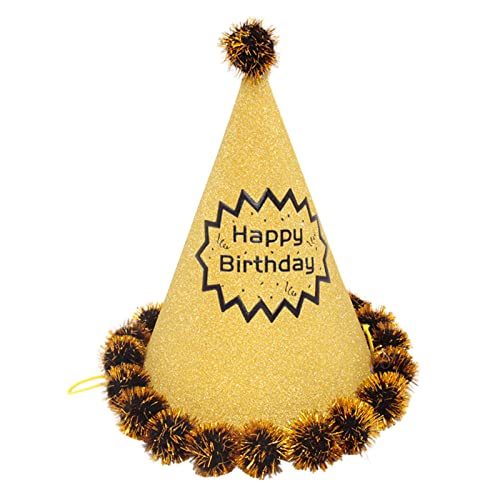 HVRFJXI Geburtstags Kegelhüte Party Kegelhüte Pompons Partyhüte Geburtstagshut Kegelhüte Mit Bommeln Elastische Kordel Geburtstagskrone HVRFJXI Geburtstags Kegelhüte Party Kegelhüte Pompons Partyhüte Geburtstagshut Kegelhüte Mit Bommeln Elastische Kordel Geburtstagskrone von HVRFJXI